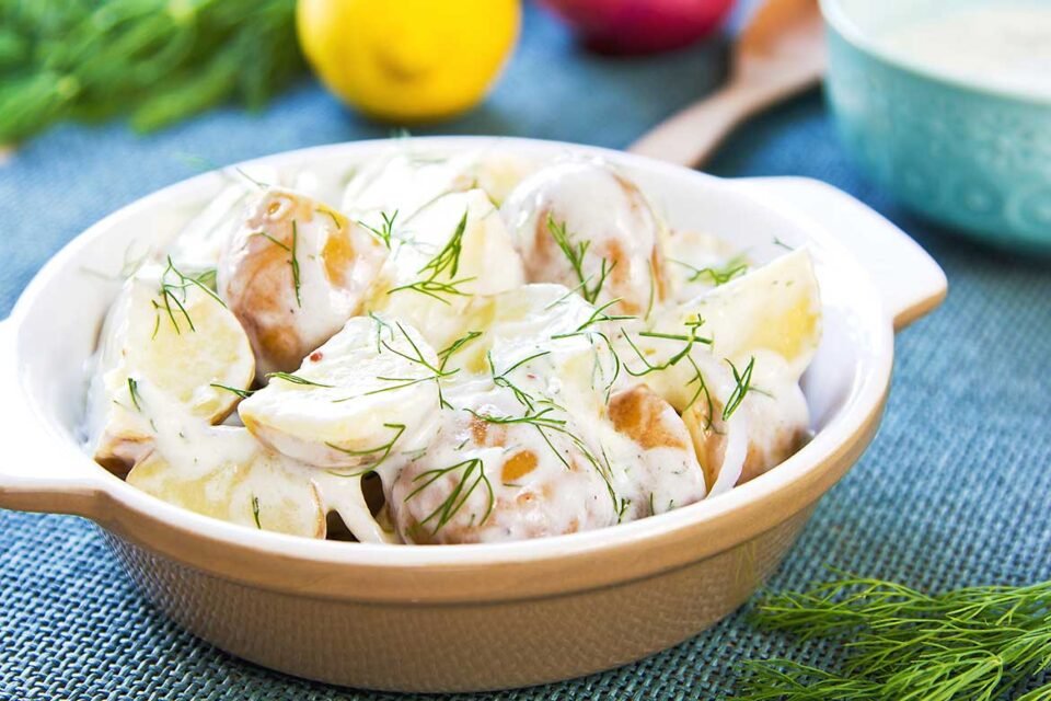 Creamy Potatoes and Dill