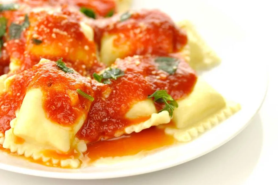 Ravioli in two ways