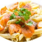 Cold Smoaked Salmon Pasta
