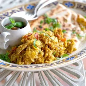 Bhurji intialainen munakokkeli