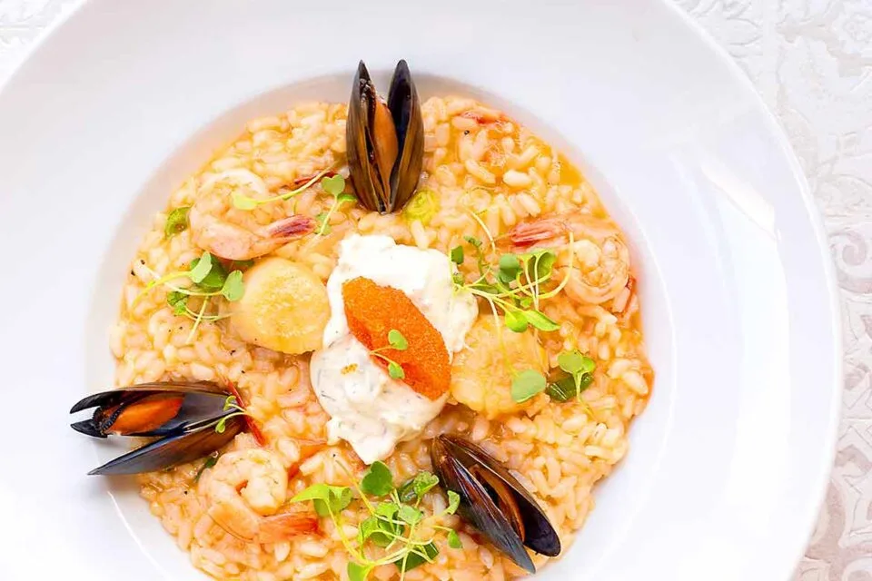 Äyriäisrisotto