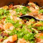 Tiikeriravun pyrstöt Galician tapaan