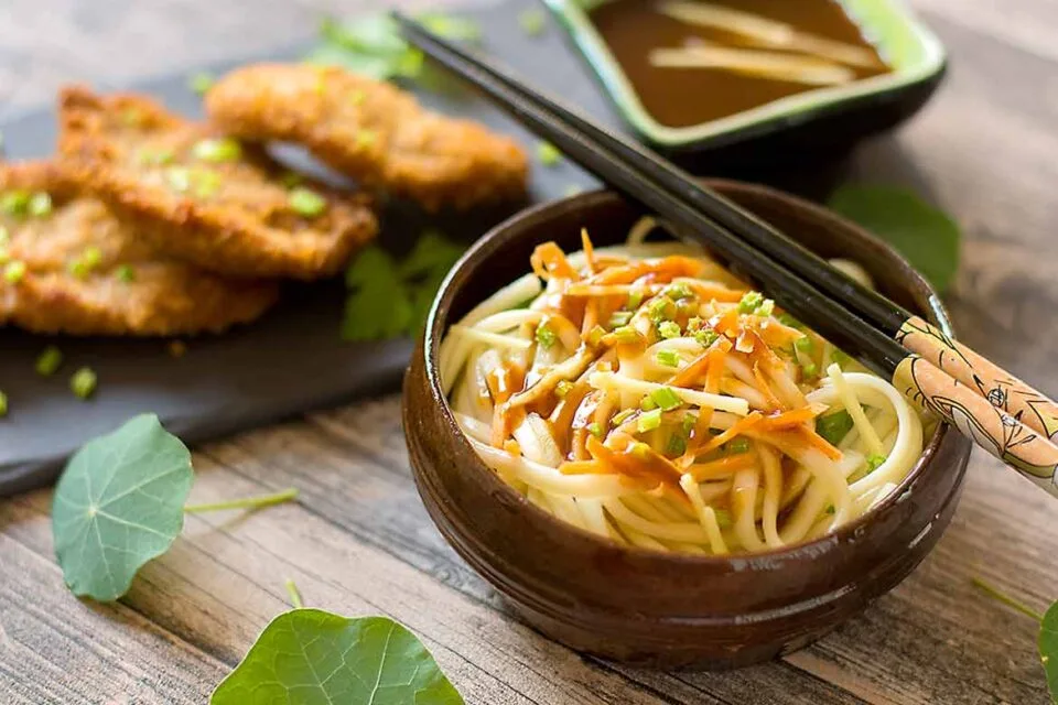 Maustetut udon-nuudelit