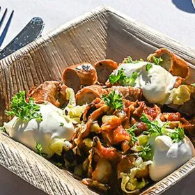 Varhaiskaali currykastikkeella