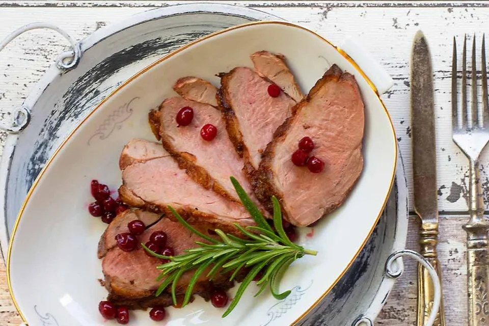 Paistettu ankanrinta