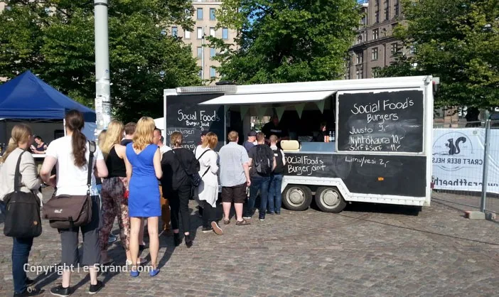 Craft Beer Helsingissä on ruokapuoli kunnossa.