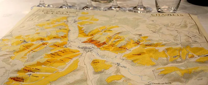 Brocard Chablis kartta