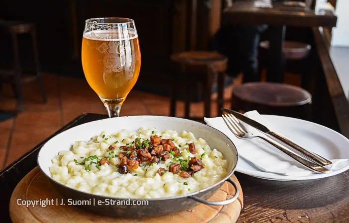 Beers Bratislava Bratislavsky mestiansky pivovar bryndzove halusky