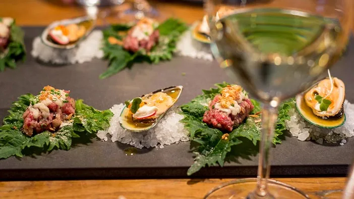 Gaijin simpukka ja tartar