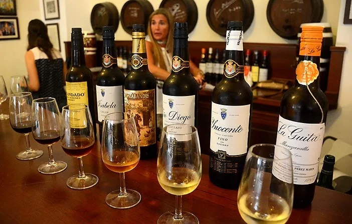 Sherry -tasting Valdespino