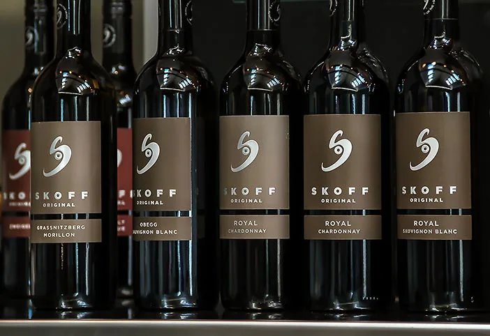 Skoff Original wine tasting