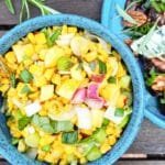 Paahdettu maissisalaatti