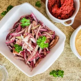Apple and Red Onion Salad