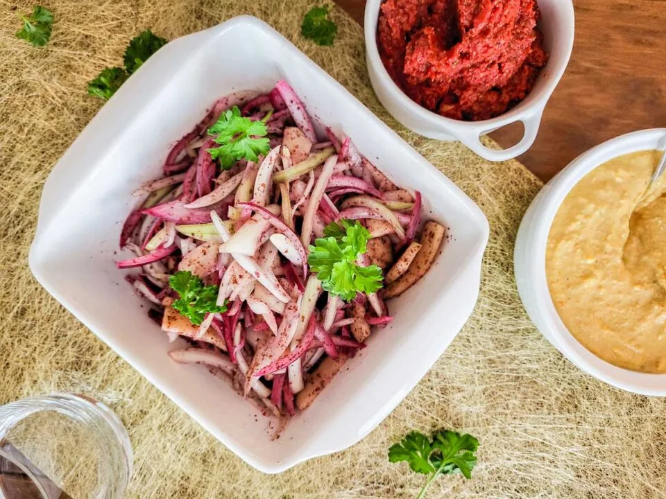 red onion salad dressing recipe Sweet Red Onion Vinaigrette Recipe